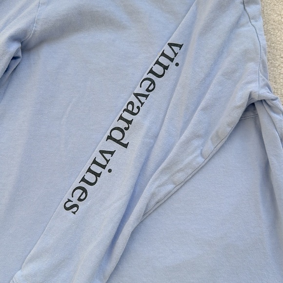 Vineyard Vines Unisex Blue Long-Sleeve Snowboard Tee - Picture 3 of 5